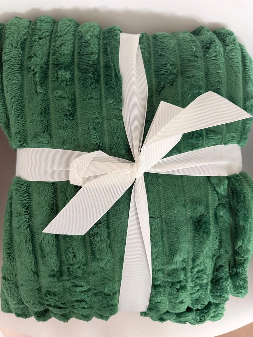 Rafah Soft Blanket - King Size, Green